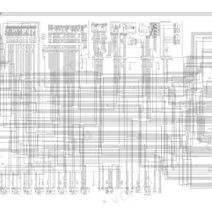 Hyundai HL730-7, HL730TM-7 electrical circuit wiring diagram showing controller, switches, and sensor connections.