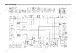 hyundai-hl730-7-wheel-loader-service-manual-wiring-385.webp Hyundai HL740-3 electrical circuit wiring diagram showing switches, relays, and harness connectors.