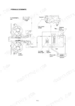 hyundai-hl750-wheel-loader-service-manual-system-diagram-33.webp Hyundai HL750 hydraulic schematic showing torque converter, charging pump, clutch regulator, and oil sump flow.