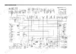 hyundai-hl750-wheel-loader-service-manual-wiring-336.webp Hyundai HL750 electrical circuit wiring diagram showing AC controller, switches, relays, and harness connections.