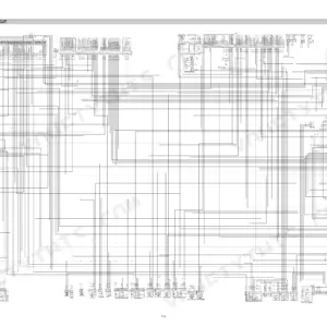 Hyundai HL757-7A, HL757XTD-7A, HL757TM-7A electrical circuit wiring diagram showing MCU, connectors, and system sensors.