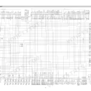 Hyundai HL770-9, HL770XTD-9 electrical circuit wiring diagram showing MCU, TCU, and harness connections.