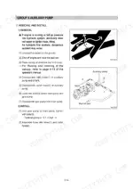 hyundai-hsl650-7-skid-steer-loader-service-manual-procedures-36.webp Hyundai HSL650-7 auxiliary pump removal and installation procedure with exploded view diagram of pump, hoses, and MCV.
