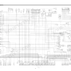 Hyundai R160LC-9, R180LC-9 electrical circuit wiring diagram showing Engine ECM, MCU, and harness connections.