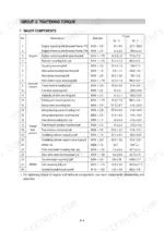 hyundai-r170w-7a-wheel-excavator-shop-manual-torque-348.webp Hyundai R170W-7A tightening torque table for engine, hydraulic system, power train, and major component mounting bolts.