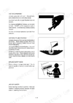 hyundai-r210lc-7-crawler-excavator-service-manual-specs-20.webp Hyundai R210LC-7 service manual safety procedures for tool usage, fluid disposal, and replacing machine safety signs.