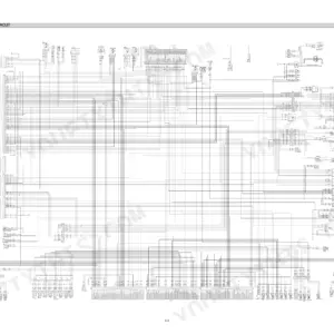 Hyundai R320LC-9, R320NLC-9 electrical circuit wiring diagram showing fuse box, MCU, and console connections.