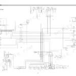 Hyundai R35Z-7 electrical circuit wiring diagram showing relays, switches, fuse box, and monitor detail.