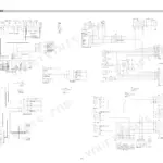 Hyundai R450LC-7 electrical circuit wiring diagram showing AC, heater, wiper, cabin, and RH harness connections.