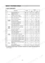 hyundai-r450lc-7a-r500lc-7a-hydraulic-excavator-service-manual-torque-353.webp Hyundai R450LC-7A, R500LC-7A tightening torque table for major components including engine, hydraulic, and undercarriage.