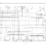 Hyundai R480LC-9, R520LC-9 electrical circuit wiring diagram showing MCU and connector pinouts.