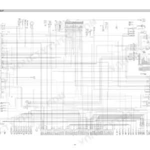 Hyundai R480LC-9, R520LC-9 electrical circuit wiring diagram showing MCU and connector pinouts.