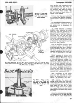 J.i. Case 500 Diesel, 600 Diesel, 600 LP-Gas, 900B Diesel, 900B LP-Gas, 500-600-900B PTO clutch and stub shaft repair procedures.