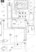 j-i-case-580c-loader-backhoe-loader-backhoe-service-manual-9-66017-wiring-657-1.webp J I Case 580C Loader Backhoe electrical wiring diagram showing instrument cluster, fuse blocks, and component connectors.