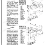 Ji Case / David Brown 885, 885N, 995, 1210, 1212, 1410, 1412 front axle exploded view, wheel bearing and spindle procedures