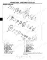 john-deere-110-tractor-loader-backhoe-technical-manual-tm1987-jun02-exploded-view-280.webp John Deere 110, Tractor Loader Backhoe 110 exploded view of the differential pinion shaft and power train components.