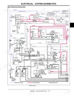 john-deere-110-tractor-loader-backhoe-technical-manual-tm1987-jun02-wiring-125.webp John Deere 110, Tractor Loader Backhoe 110 main electrical system schematic showing fuses, relays, and switches.