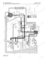 john-deere-1520-tractor-technical-manual-tm-1012-hydraulic-194.webp John Deere 1520 hydraulic system flow diagram showing pumps, valves, reservoir, and oil cooler components.