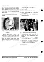 John Deere 1640, 1840, 2040, 2040S air cleaner restriction warning switch and air intake vacuum check.