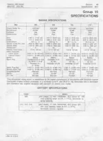 john-deere-200-to-214-lawn-and-garden-tractors-service-manual-specs-6.webp John Deere 200, 210, 212, 214 Lawn & Garden Tractor: Engine and battery specifications table for Kohler engines.