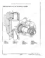 John Deere 210C, 310C, 315C cross section diagram of non-powered wheel axle, hub, and knuckle assembly with parts list.