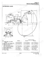 john-deere-210c-310c-315c-backhoe-loaders-repair-manual-tm-1420-specs-13.webp John Deere 210C, 310C, 315C backhoe loader general specifications diagram showing digging depth, reach, and height dimensions.