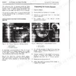 John Deere 2140 air cleaner and intake manifold inspection in the fuel and air intake system
