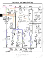 john-deere-2305-compact-utility-tractor-technical-manual-tm2289-wiring-126.webp John Deere 2305 electrical system schematic showing charging, instrumentation, and lighting circuits wiring diagram.