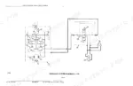 john-deere-316-318-420-lawn-and-garden-tractors-technical-manual-tm1590-hydraulic-399.webp John Deere 316, 318, 420 hydraulic system schematic showing pump, control valve, and cylinder components.