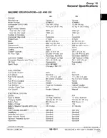 john-deere-322-to-430-lawn-and-garden-tractor-technical-manual-tm1591-specs-23.webp John Deere 322, 330, 332, 430 technical manual table showing engine, fuel, and electrical system specifications.