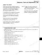 john-deere-322-to-430-lawn-and-garden-tractor-technical-manual-tm1591-troubleshooting-311.webp John Deere 322, 330, 332, 430 diagnosis and troubleshooting guide for engine performance symptoms and test procedures.