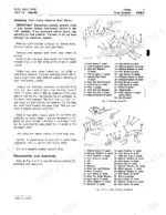 john-deere-350c-350d-355d-crawler-bulldozer-crawler-loader-technical-manual-tm1115-exploded-view-41.webp John Deere 350C, 350D, 355D track frame wear strip replacement procedure and crossbar assembly exploded view diagrams.