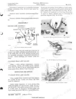 John Deere 4010, 4020, 4000 Series Tractors: Rocker arm assembly diagram and valve guide inspection/installation steps.