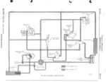 John Deere 4010, 4020, 4000 Series Tractors hydraulic system schematic showing pumps, valves, reservoir, and oil filter.