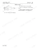 john-deere-410-backhoe-loader-technical-manual-tm1037-fluid-capacities-201.webp John Deere 410 manual page showing fabrication procedure for a special tool to install transmission shifter interlock balls.