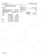 john-deere-410-backhoe-loader-technical-manual-tm1037-procedures-14.webp John Deere 410 technical manual specifications table for backhoe and loader operating capacity, bucket sizes, and cycle times.