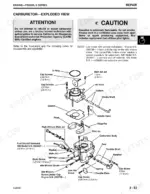 john-deere-425-445-455-lawn-and-garden-tractors-technical-manual-tm1517-exploded-view-88.webp John Deere 425, 445, 455 FD620D engine carburetor exploded view diagram with torque specifications and component labels.