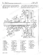 john-deere-4320-tractor-technical-manual-tm1029-exploded-view-126.webp John Deere 4320, 4320 Tractor exploded view diagram of the Syncro-Range transmission and PTO clutch assembly.