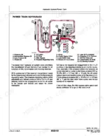 john-deere-450d-455d-crawler-bulldozer-crawler-loader-technical-manual-tm1291-hydraulic-817.webp John Deere 450D, 455D Crawler Bulldozer, Loader power train hydraulic system diagram, oil flow, and pressure specifications.
