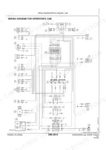 John Deere 5300N, 5400N, 5500N operator cab wiring diagram showing fuses, relays, switches, and electrical components.