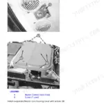John Deere 5325N, 5425N, 5525N dealer-fabricated tools with evaporator and heater core housing installation.