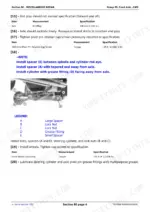 John Deere 5325N, 5425N, 5525N front axle end-play check in the miscellaneous repair section.