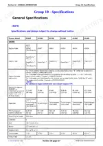 john-deere-6100d-to-6140d-tractor-repair-manual-tm605019-specs-34.webp John Deere 6100D, 6110D, 6115D, 6125D, 6130D, 6140D engine specifications table including horsepower, aspiration, and displacement.