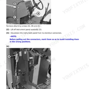 John Deere 6225, 6325, 6425, 6525 Repair Manual — Exploded Parts View