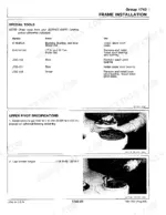 john-deere-644c-646c-technical-manual-tm-1229-frame-chassis-and-supporting-structure-823-1.webp Frame installation group opening with the special tools table for frame and bearing work