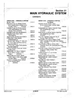 john-deere-644c-646c-technical-manual-tm-1229-main-hydraulic-system-951-1.webp Main Hydraulic System section contents, listing the closed-centre hydraulic system groups