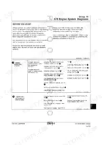 john-deere-675-675b-skid-steer-loaders-technical-manual-tm1374-troubleshooting-206.webp John Deere 675, 675B engine system diagnosis troubleshooting chart for engine operating checks and starting issues.