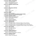 John Deere 7200, 7400 TM1552 table of contents listing safety, general information, electrical and operator station sections.