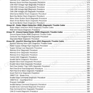 John Deere 744K Loader Operation and Test Manual - Diagnostic Trouble Codes by Control Unit