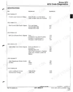 john-deere-8110-to-8410-tractors-diagnostic-manual-tm1796-specs-31.webp John Deere 8110, 8210, 8310, 8410 Tractor ACU code diagnostics specifications table for throttle, shift lever, and hitch controls.